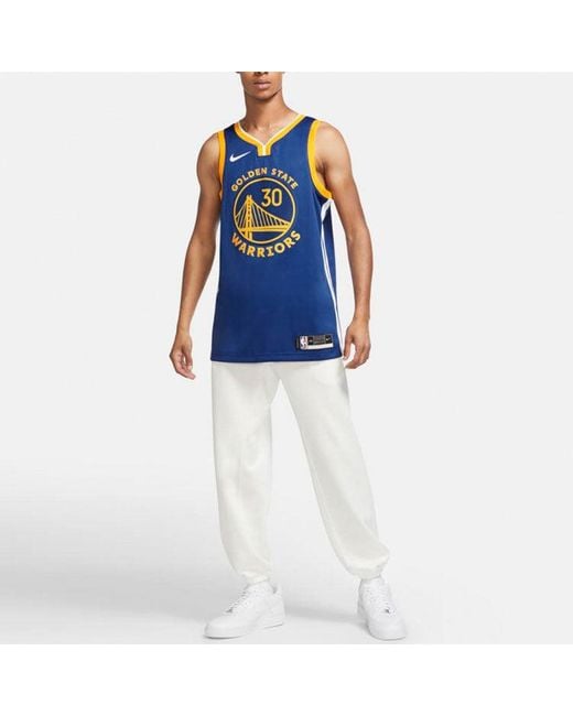 Nike Blue Nba Team Limited Jersey Sw Fan Edition Golden State Warriors Curry No. 30 2020-2021 Season for men