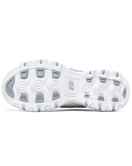 Skechers White D Lites 1.0 for men