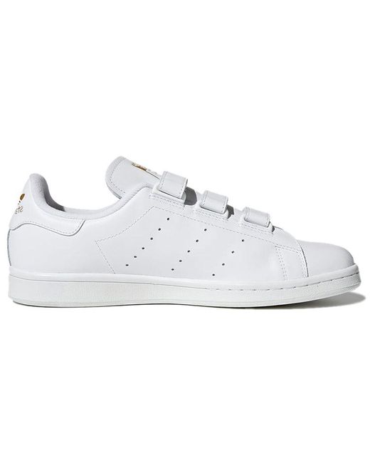 Adidas White Originals Stan Smith Shoes 'Cloud Metallic' for men