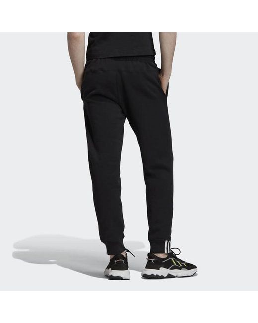 Adidas Black Original Vocal Pants Training Running Tapered Sweat-Pant for men