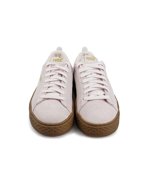 PUMA White Smash Platform