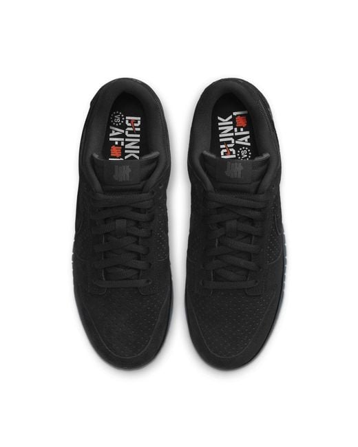 Nike Black X Undefeated Dunk Low 'Dunk Vs Af1' for men