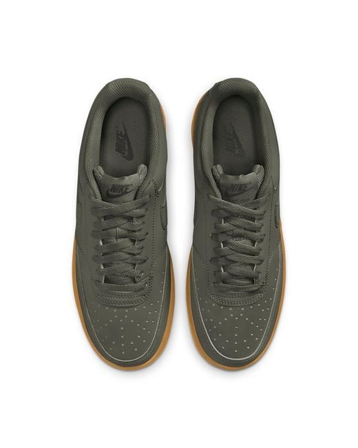 Nike Brown Court Vision Low Dark for men