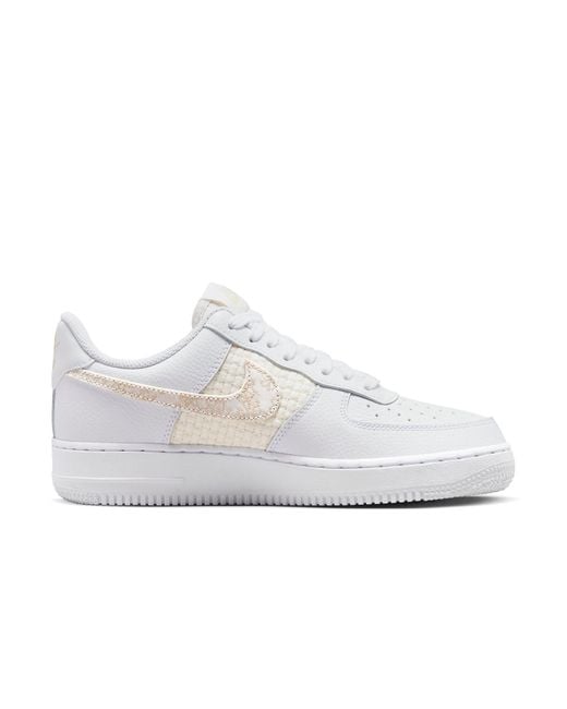 Nike White (Wmns) Air Force 1 '07 Se 'Flower Swoosh'