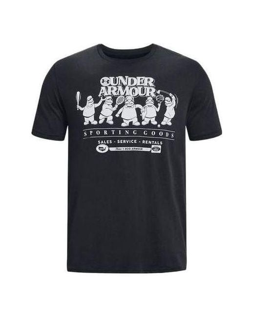 Under Armour Black Coach Sporting Goods T-Shirt for men