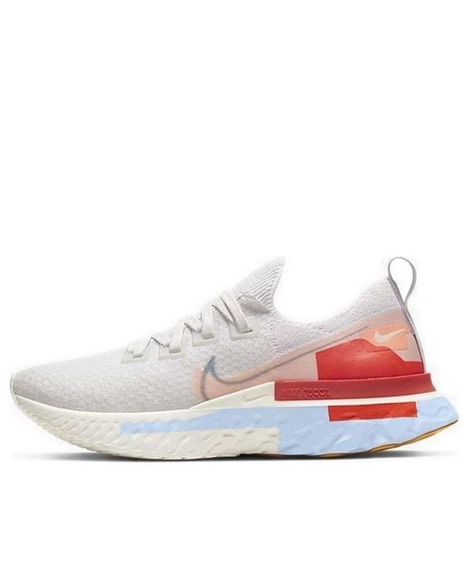 Nike White (Wmns) React Infinity Run Flyknit 'Psychic Coral'