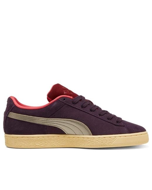 PUMA Red Play Loud Suede 'Midnight Plum Chamomile' for men
