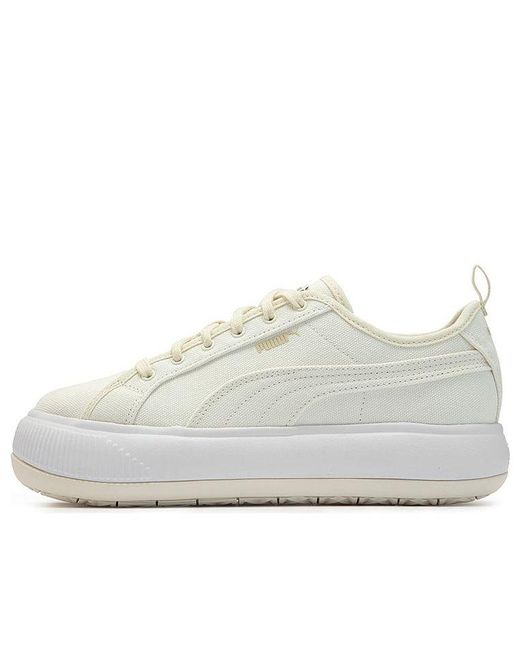 PUMA White (Wmns) Suede Mayu Canvas 'Pristine'