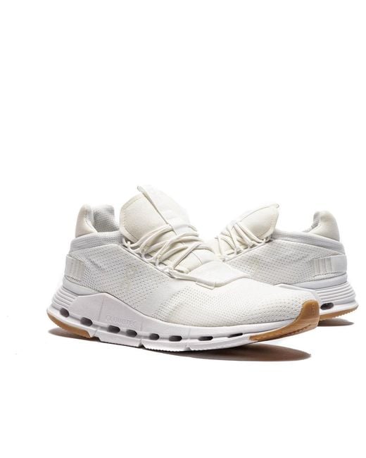 On Shoes White (Wmns) Cloudnova 'Undyed'