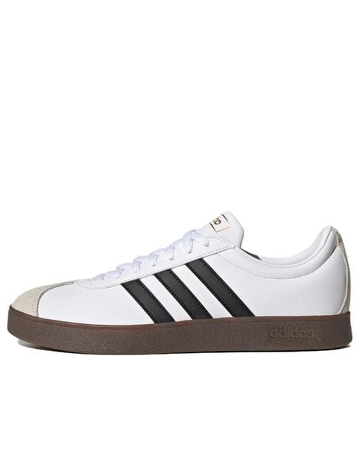 Adidas White Vl Court Gum' for men