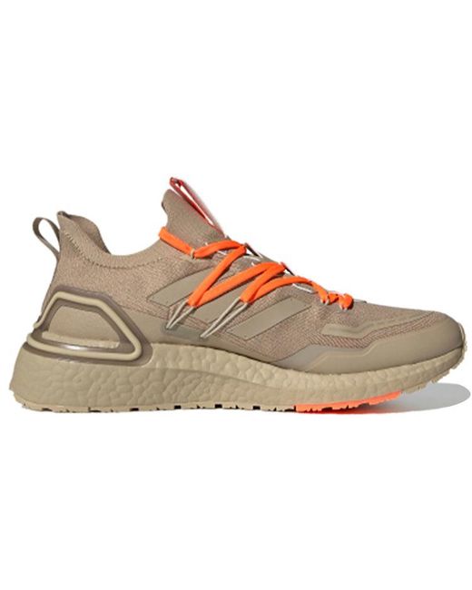 Adidas Brown Ultra Boost 20 Explorer 'Solar Cardboard' for men
