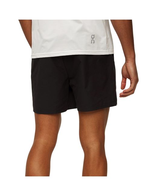 On Shoes Black Essential Shorts for men