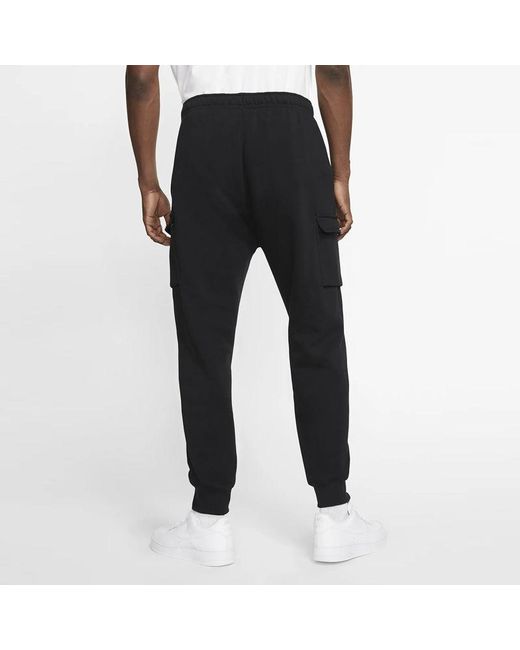 Nike Black Nsw Club Cargo Joggers for men