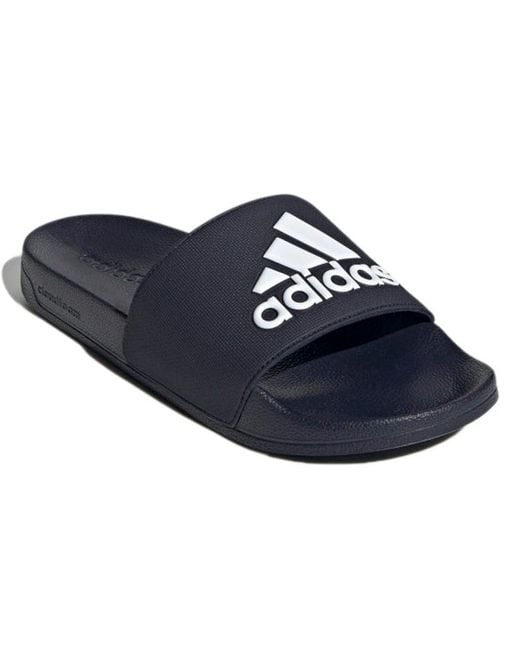 Adidas Blue Adilette Shower Slide 'Legend Ink'