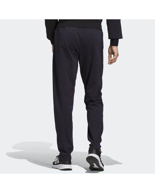 Adidas Blue Plain Track Pants for men
