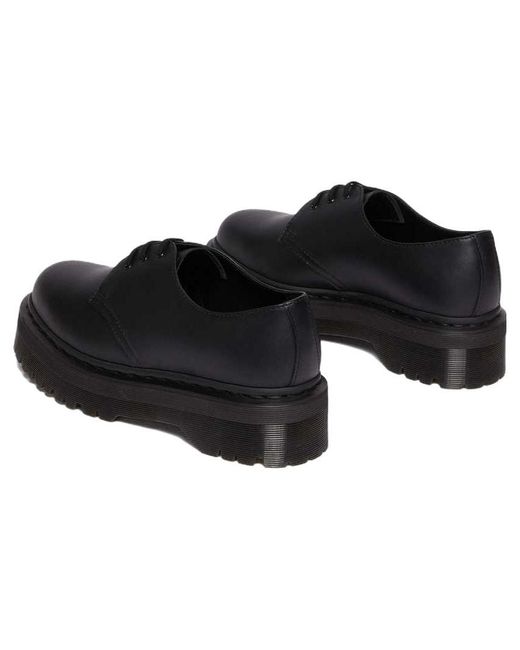 Dr. Martens Black 1461 Vegan Mono Felix Platform Shoes