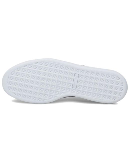 PUMA White Suede Croc Retro Casual Skateboarding Shoes for men
