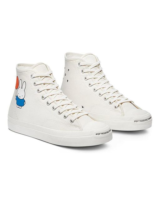 Converse White Pop Trading Company X Jack Purcell Pro High 'Miffy