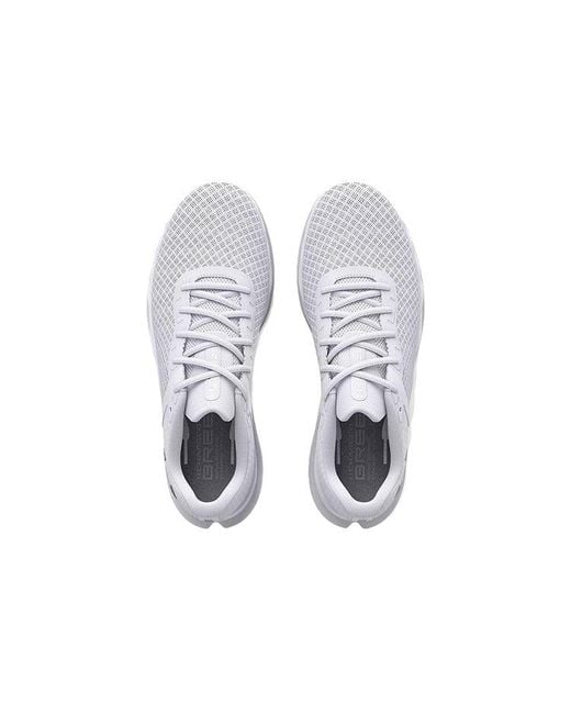 Under Armour White (Wmns) Charged Breeze Metallic'
