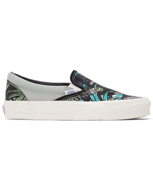 Vans Blue Og Classic Slip-On Lx 'Parrot Hawaiian for men