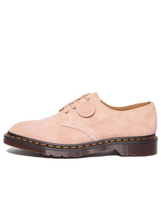 Dr. Martens Pink (Wmns) Smiths Suede Dress Shoes 'Peach'