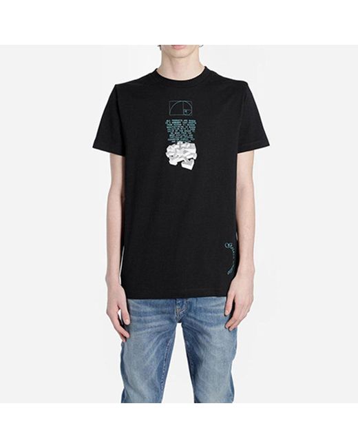 Off-White c/o Virgil Abloh Black C/O Virgil Abloh Fibonacci Dripping Arrows Slim for men