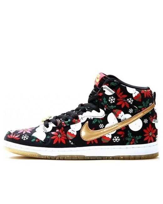 Nike Black X Concepts Sb Dunk High Premium 'Ugly Christmas Sweater' for men