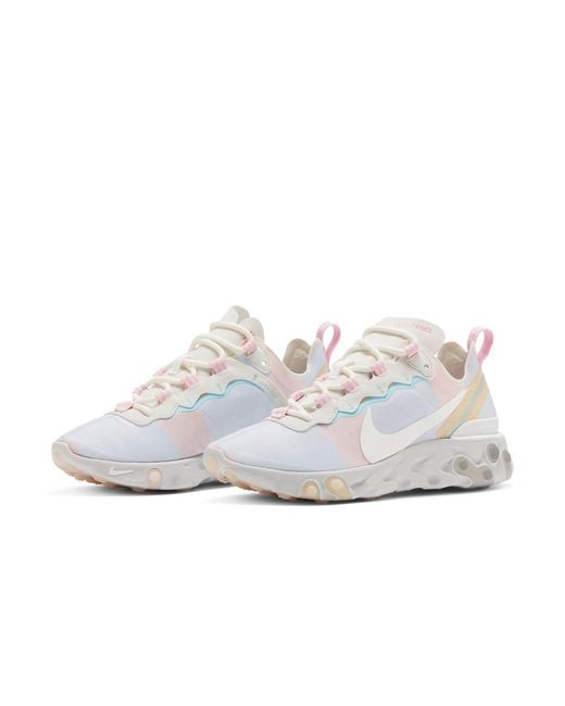Nike White (Wmns) React Element 55 Light