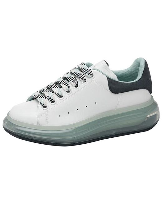 McQueen Blue (Wmns) Transparent Sole Oversized Sneakers