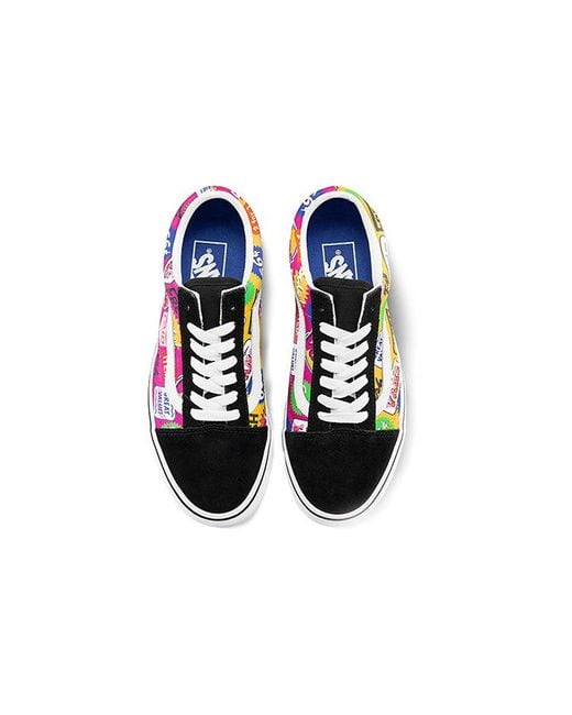 Vans Blue Old Skool Colored Letters for men