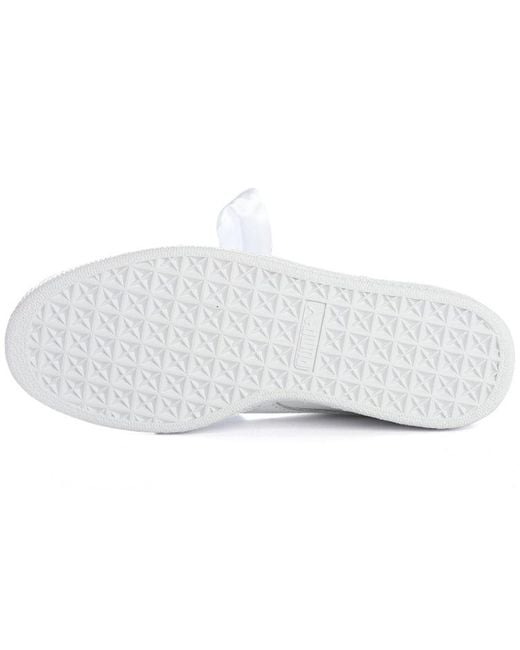 PUMA White (Wmns) Suede Heart Crush