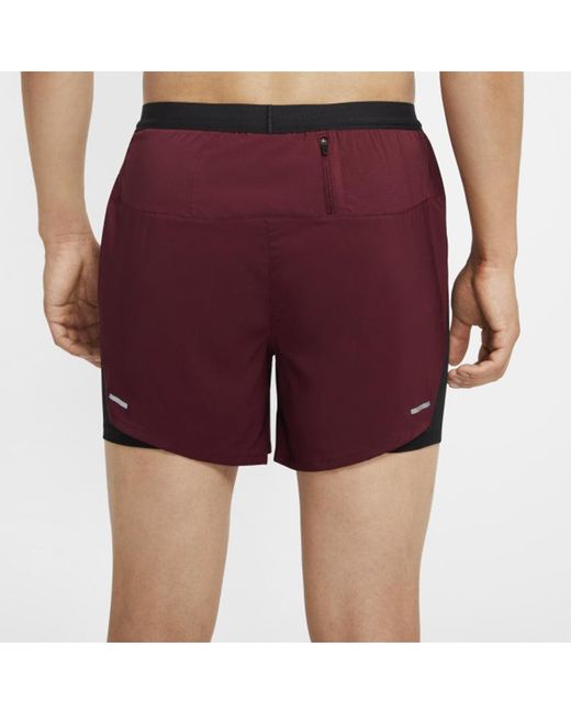 Nike Purple Flex Stride Future Fast 2-In-1 Running Shorts for men