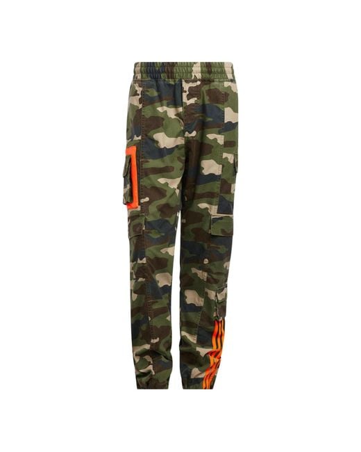 Adidas Green Canvas Cargo Pants X Ivy Park for men
