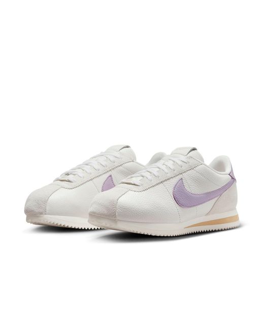 Nike White (Wmns) Cortez 'Iced Lilac'