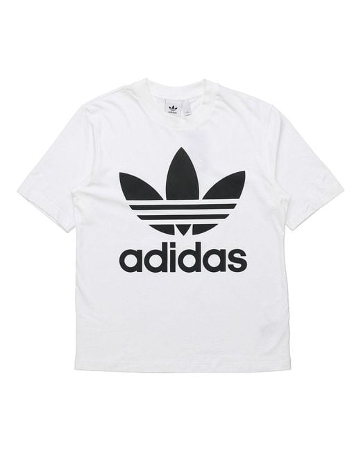 Adidas White Originals Sport Round Neckshort Sleeve S for men