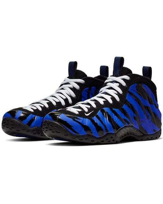 Nike Blue Air Foamposite One 'Tiger Stripes' for men