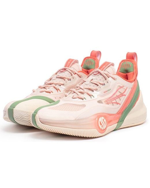 361 Degrees Pink Ag3 Pro Low Aaron Gordon 'Peach Blossom' for men