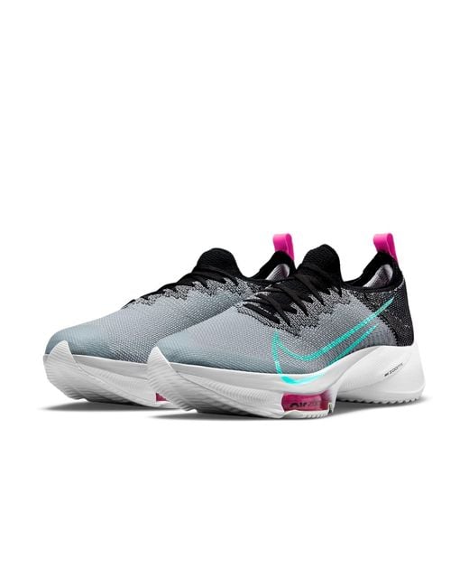 Nike Gray Air Zoom Tempo Next% Flyknit 'South Beach' for men