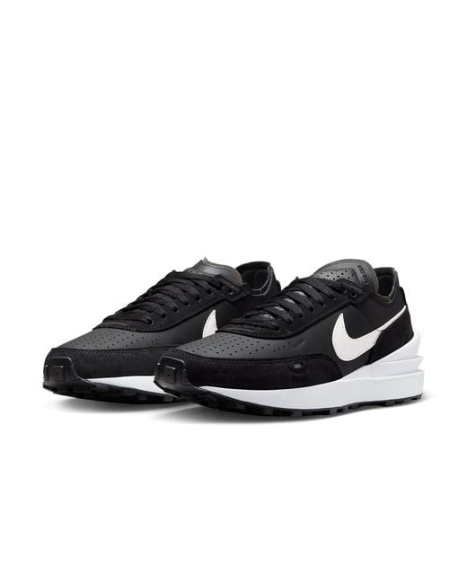Nike Black Waffle One Leather for men