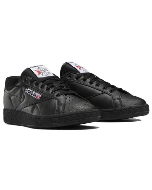 Reebok Black Club C Grounds Low Tops Casual Skateboarding Shoes