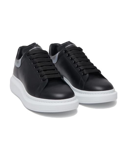 McQueen Blue Larry Leather Sneakers for men
