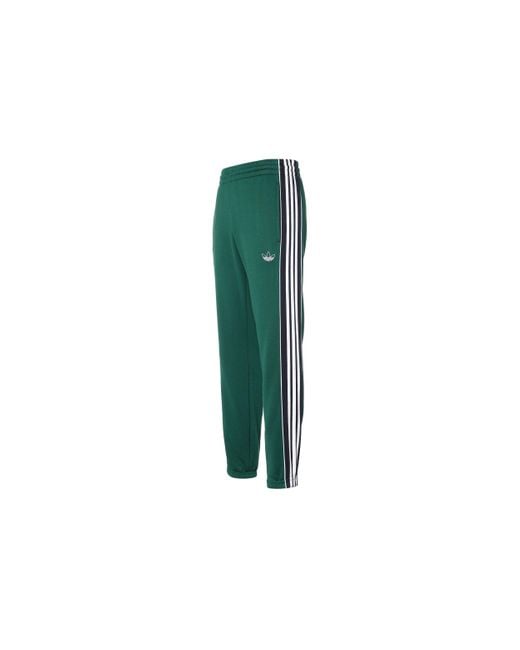 Adidas Green Originals 3-Stripes Panel Sweat Pants 'Collegiate/Legend Ink' for men