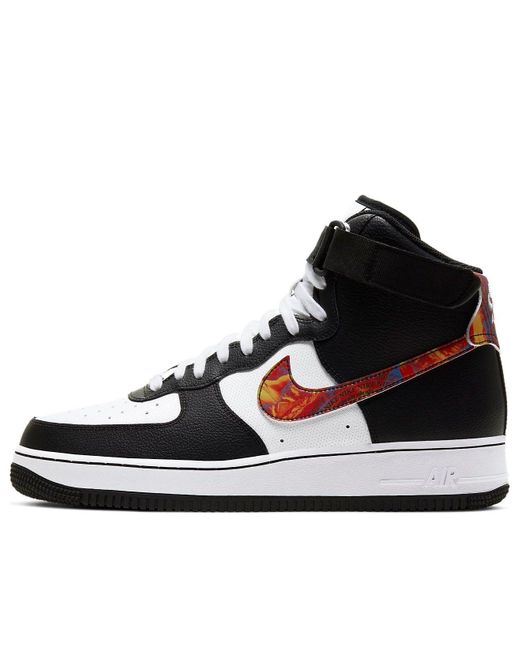 Nike Black Air Force 1 High 'Vintage Mosaic' for men