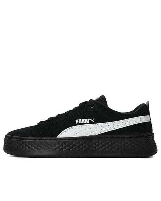PUMA Black (Wmns) Smash Platform Sd
