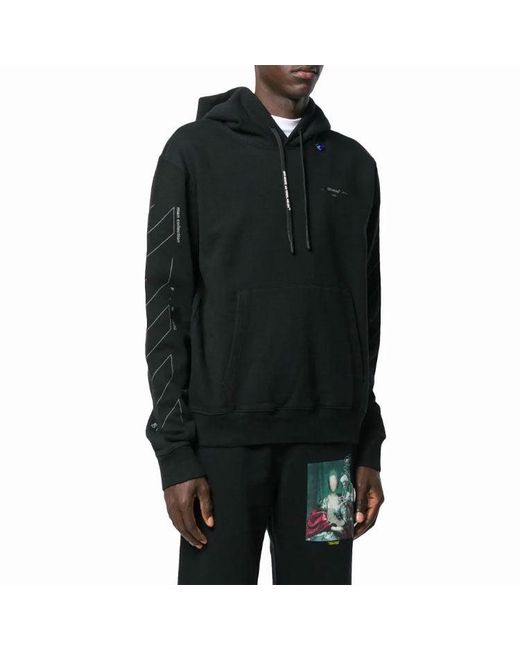 Off-White c/o Virgil Abloh Blue Back Logo Printing Ordinary Version for men