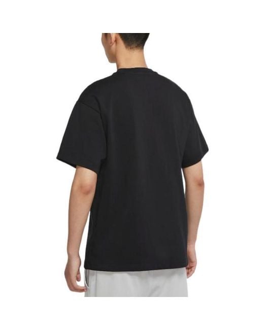 Nike Black Eye Pattern Logo Printing Round Neck Casual Short Sleeve T-Shirt for men