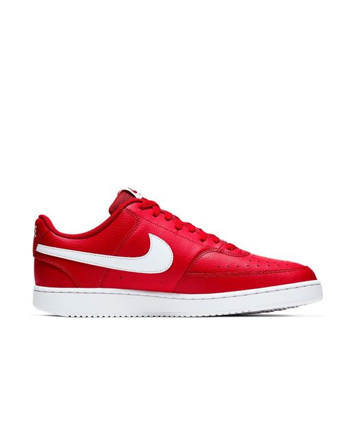 Nike Red Court Vision Low 'Gym' for men