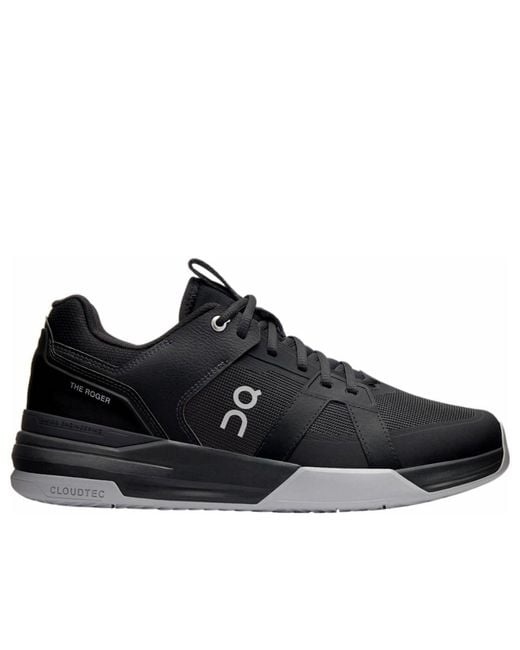 On Shoes Black The Roger Clubhouse Pro Glacier' for men