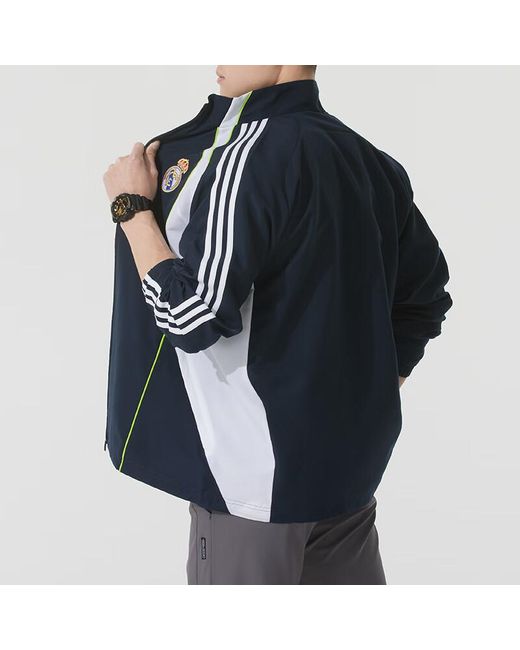 Adidas Blue Real Madrid Ubp Track Top Jacket 'Night' for men