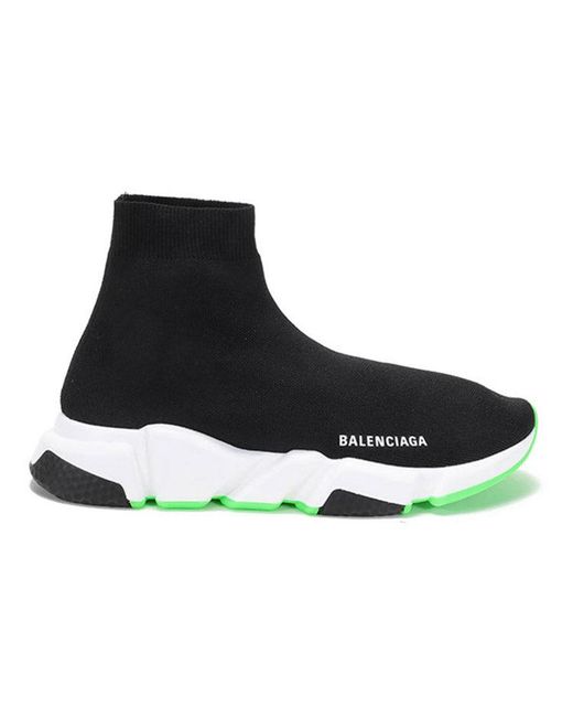 Balenciaga Black Speed Sock-Like Design Sneakers for men